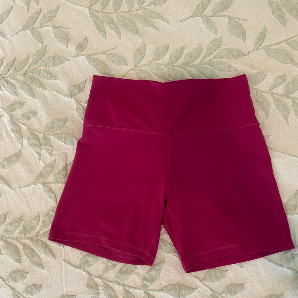 Lululemon Athletica Pink Bike Shorts